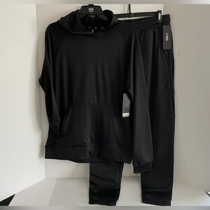 LEG3ND 2 pc Light to Medium Weight 4way Stretch Moisture Wicking Hoodie&Joggers